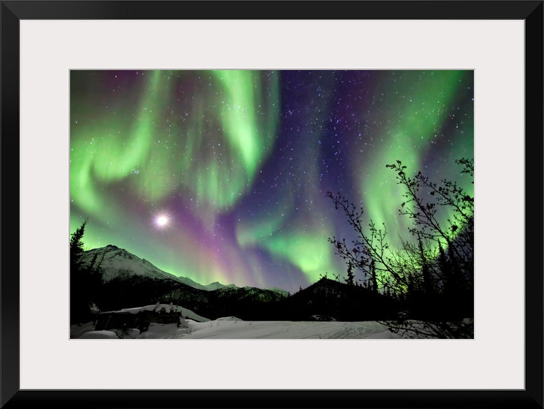 Wiseman Aurora Bands and Swirls Wall Art
