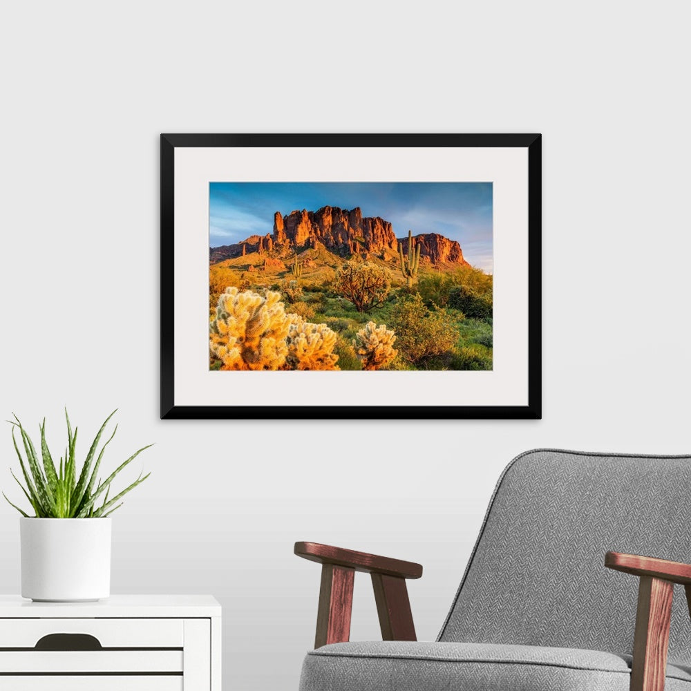 Superstition Mountains, Phoenix, Arizona, Usa Wall Art